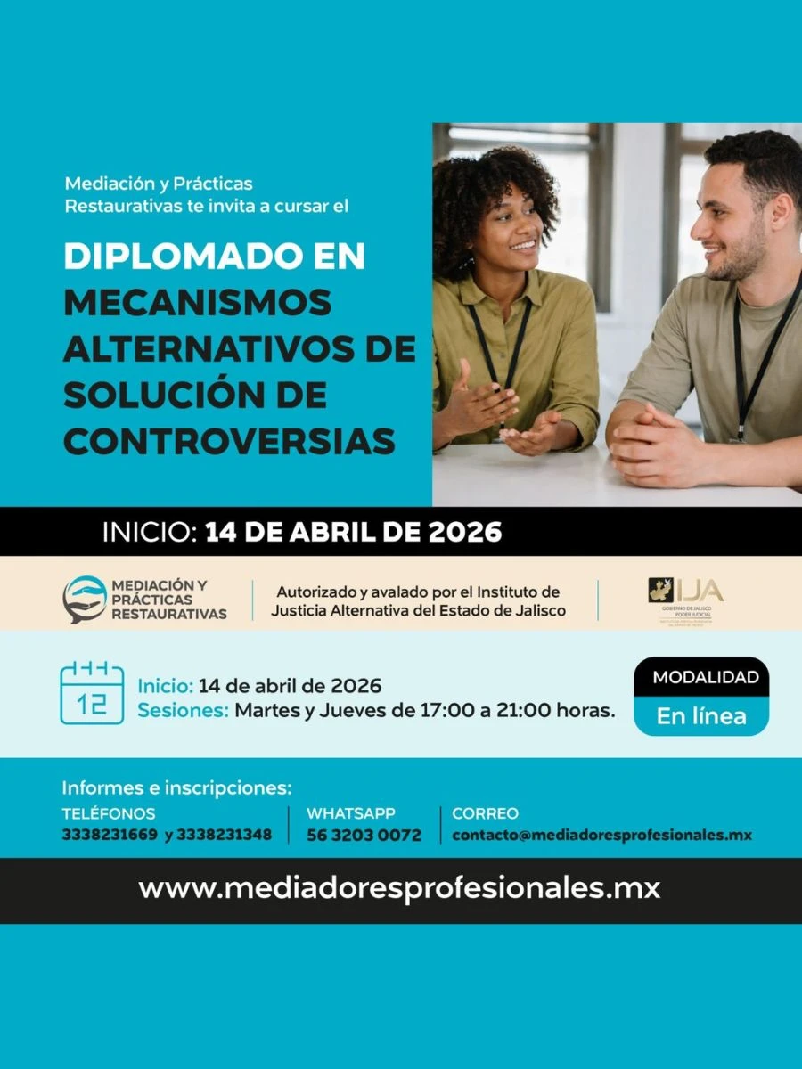 15.26 Diplomado Mecanismos Alternativos de Solución de Controversias