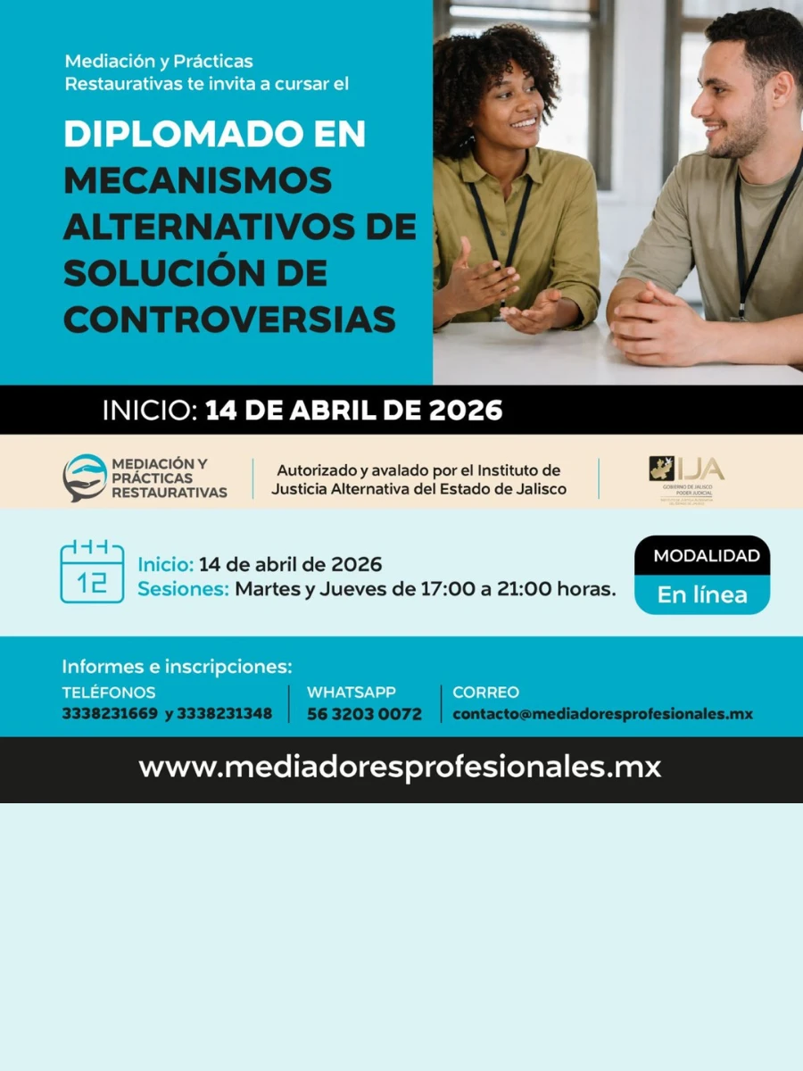 Diplomado en Mecanismos Alternativos de Solución de Controversias